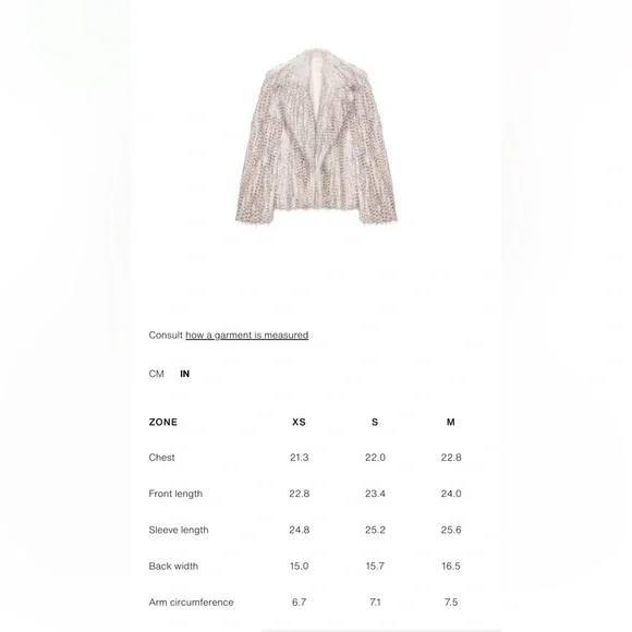 ZARA SHORT FAUX FUR COAT - Picture 16 of 16